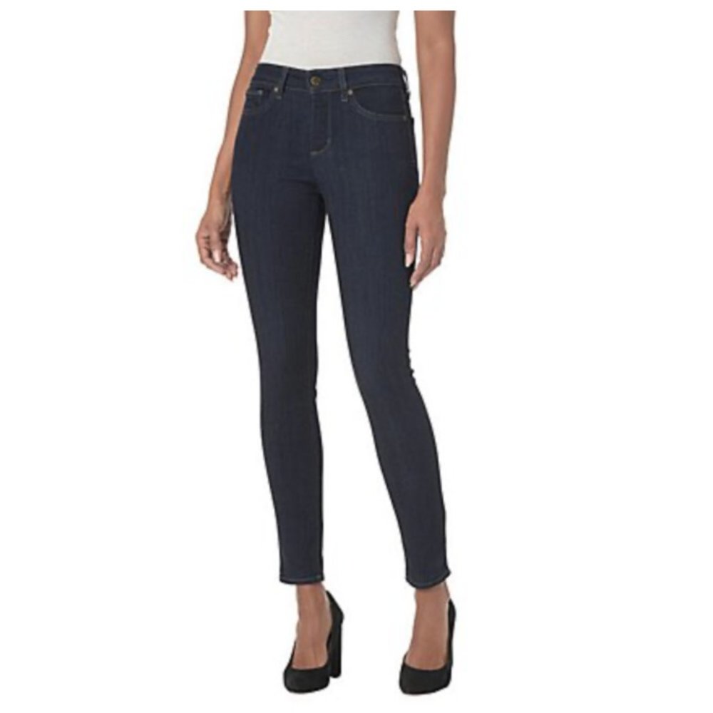 NYDJ Jeans "Ami" Skinny Leggings Dark Indigo Wash Size 12P Petite